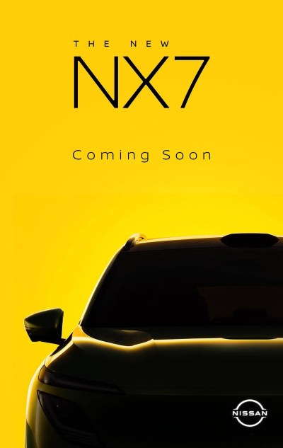 پوستر تبلیغاتی شاسی بلند NX7 نیسان منتشر شد
